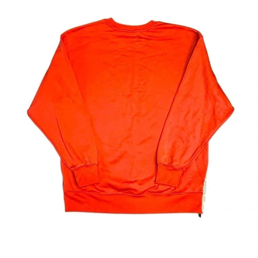 Nike Therma-Fit Logo Side Zip Sweatshirt. Bright Coral Size Small #1431
